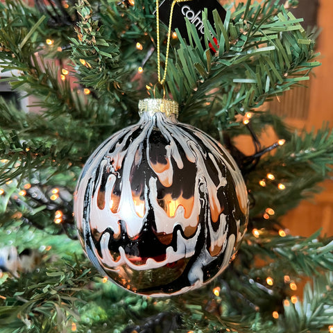 Kerstbal Wauw 10cm - 2 stuks