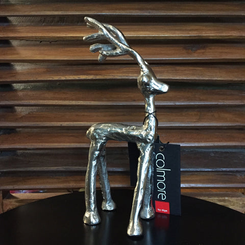 Decoratief figuur Hert zilver