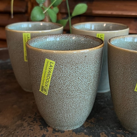Cappuccino bekers Groen - set 4 stuks
