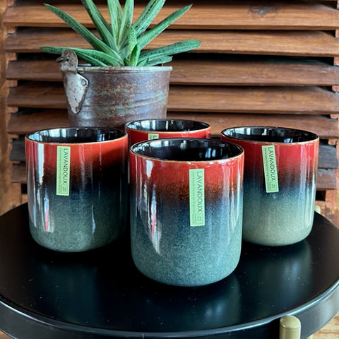 Cappuccino bekers - set 4 stuks