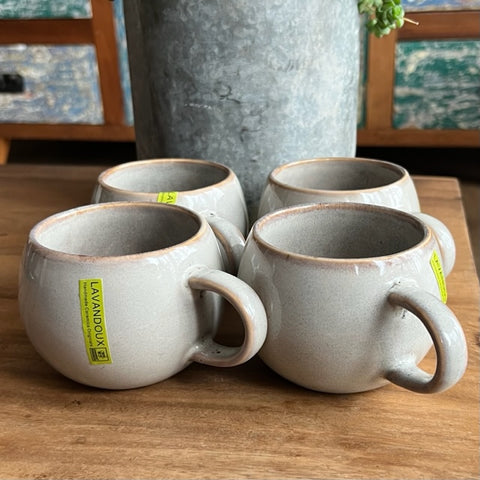 Cappuccino mokken Beige - set 4 stuks