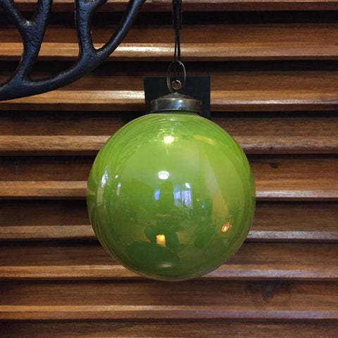 Kerstbal Shiny Green 10cm 2 stuks