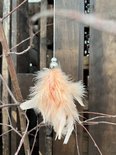 Paasdecoratie Veer Roze - 2 stuks
