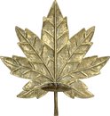 Wandkandelaar Eikenblad Goud